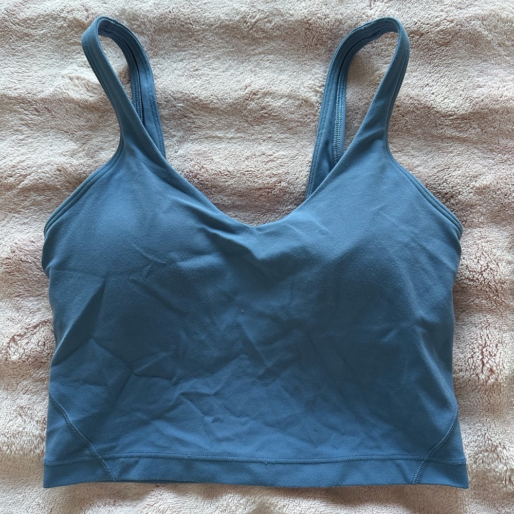 lululemon athletica Blue Tank Top